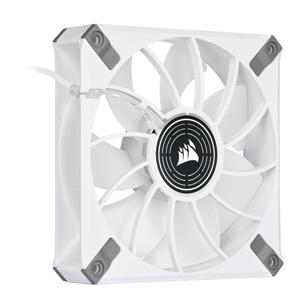 Corsair ML120 LED Elite 120mm White LED Cabinet Fan (Single Pack - White Frame)